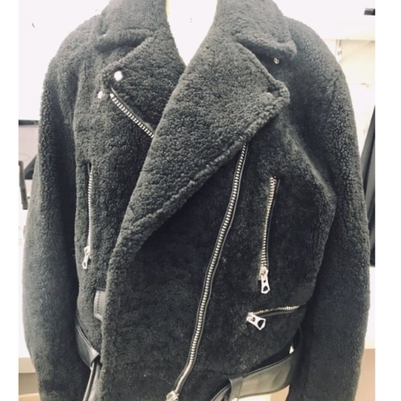 Acne Studio Merlyn Shearling Jacket Size 34 Women - Picture 4 of 5